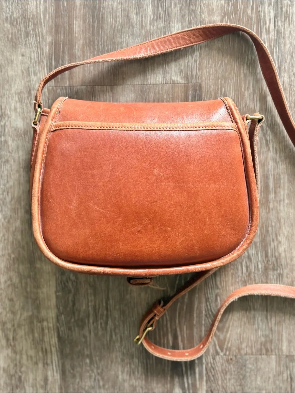 Vintage Coach Saddle Bag